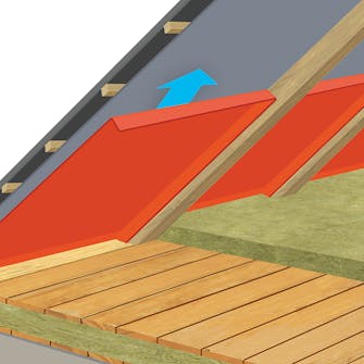 Mineraluldsbatt Princip på loft 1 Mineraluldsbatt Princip på loft 1